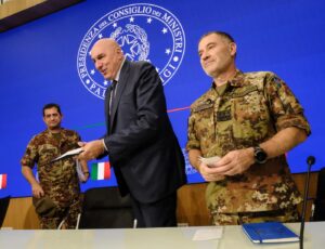 Palazzo Chigi, conferenza stampa sulla situazione in Libano e coinvolgimento del contingente UNIFIL