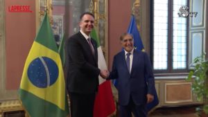 La Russa riceve il Presidente del Senato Federale del Brasile, Rodrigo Pacheco