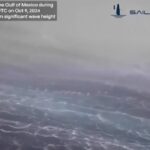 Uragano Milton, nel Golfo del Messico onde spaventose: le immagini del drone