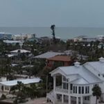 Uragano Milton, le riprese del drone mostrano i danni a Manasota Key