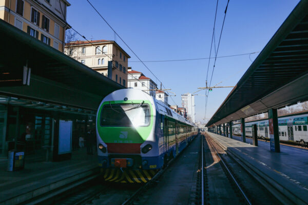 La presentazione del primo Treno Alta Frequentazione della flotta Trenord rinnovato alla stazione di Milano Cadorna