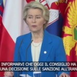Ue, von der Leyen: “Sanzioni all’Iran per aver fornito armi alla Russia”