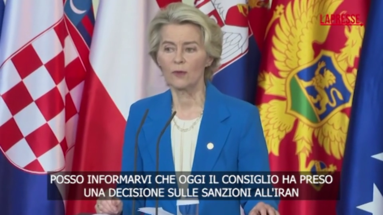 Ue, von der Leyen: “Sanzioni all’Iran per aver fornito armi alla Russia”