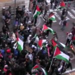Udine, il corteo pro-Palestina prima di Italia-Israele