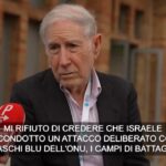 Israele, ex ministro degli Esteri Shlomo Ben Ami: “Netanyahu è un animale politico senza scrupoli”