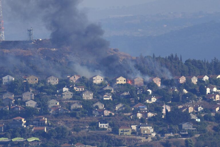 Lebanon Israel Fires