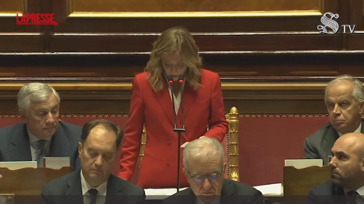VIDEO Bagarre in Senato, Meloni scherza: “Piuttosto che farmi spiegare le mie parole dal M5S mi dimetto” VIDEO Bagarre in Senato, Meloni scherza: “Piuttosto che farmi spiegare le mie parole dal M5S mi dimetto”