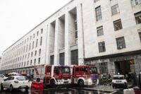 Incendio al Tribunale di Milano