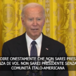 Biden celebra la comunità italiana e scherza con la moglie: “Tornerò in Sicilia con o senza di te”
