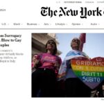 Maternità surrogata, la notizia del “reato universale” in apertura sul sito del New York Times
