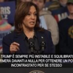 Usa 2024, Harris: “Trump sempre più instabile e squilibrato”