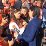 Schlein incontra operai Fiom alla manifestazione a Roma