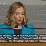 Libano, Meloni a Beirut: “Garantire sicurezza Unifil”