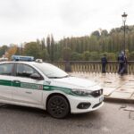 Torino - La situazione del fiume Po ad altezza dei Murazzi dopo le pesanti precipitazioni