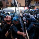 Scontri a Napoli a margine del G7 dei ministri della difesa