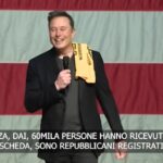 Usa, Elon Musk invita a registrarsi e a votare: “Dai ragazzi, fatelo!”