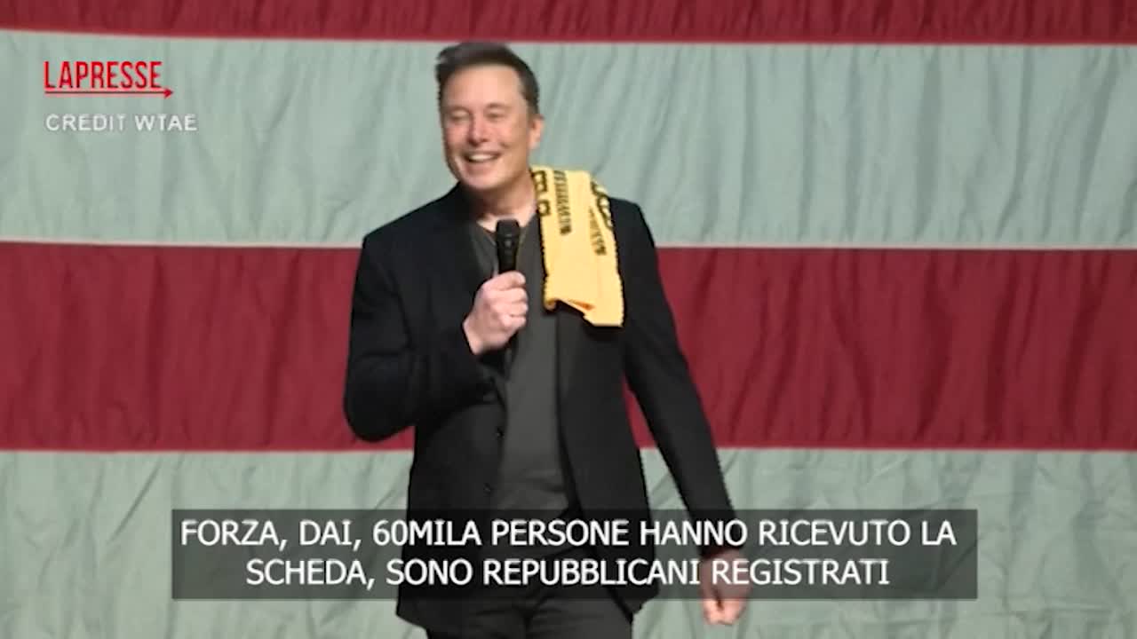 Usa, Elon Musk invita a registrarsi e a votare: “Dai ragazzi, fatelo!”