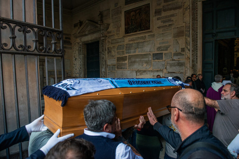 Roma, Funerali di Adamo Dionisi a Santa Maria in Trastevere