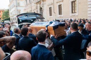 Roma, Funerali di Adamo Dionisi a Santa Maria in Trastevere