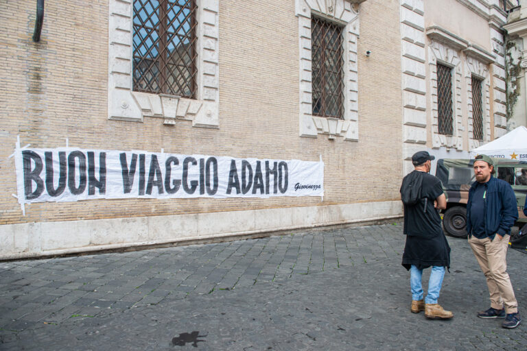 Roma, Funerali di Adamo Dionisi a Santa Maria in Trastevere