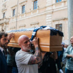 Roma, Funerali di Adamo Dionisi a Santa Maria in Trastevere