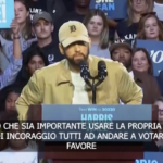 Usa 2024, Eminem sul palco con Kamala Harris: “Incoraggio tutti ad andare a votare”
