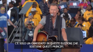 Usa, Springsteen sul palco di Harris: “Trump in corsa per diventare tiranno americano”