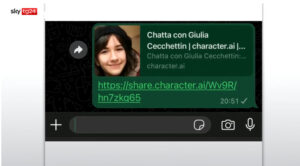 Omicidio Cecchettin, scoperto falso profilo Giulia su Character.AI