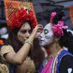Catrinas parade in Messico per celebrare il Giorno dei morti