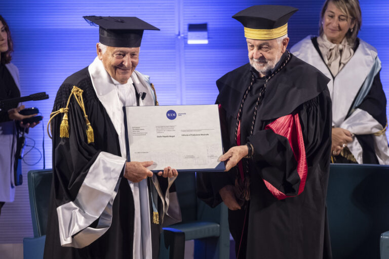 Auditorium IULM. Conferimento della laurea Honoris Causa a Giulio Repetti Mogol