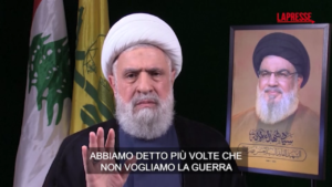 Hezbollah, il nuovo leader Qassem: “Abbiamo sempre detto che non vogliamo la guerra”