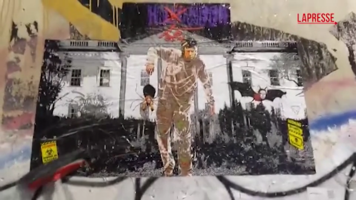 Video – Halloween: a Milano il murale tra Trump zombie e distopie globali Video – Halloween: a Milano il murale tra Trump zombie e distopie globali
