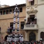 Catalogna, la pioggia non ferma le torri umane di Vilafranca