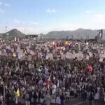 Yemen, protesta a sostegno di Gaza e Libano