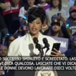 Usa 2024, Cardi B sul palco con Kamala Harris: “Le donne devono lavorare dieci volte più degli uomini”
