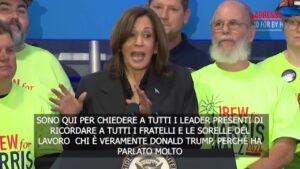 Elezioni Usa, Harris: “Trump minaccia per movimento sindacale”