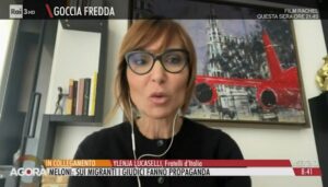 Gaffe di Ylenja Lucaselli, ad Agorà la deputata FdI confonde i gulag col gulasch