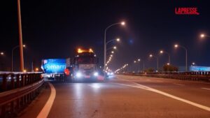 Trento, completato il trasporto della maxi fresa per il tunnel ferroviario del Brennero