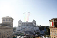 Frecce Tricolori per la festa delle Forze Armate