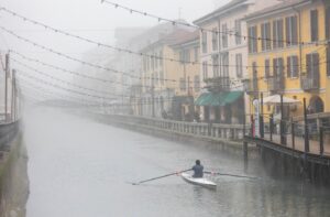 Milano - Nebbia fitta in città