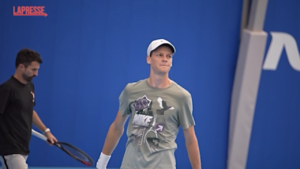 Atp Finals, primo allenamento a Torino per Jannik Sinner