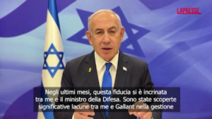 Israele, Netanyahu licenzia Gallant: “Divergenze su Gaza”