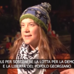Georgia, Greta Thunberg protesta a Tiblisi: “Qui per sostenere democrazia e libertà”