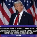 Usa 2024, Trump: “Grazie per avermi eletto come 47esimo presidente degli Stati Uniti”