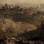 Vasti incendi causati dal vento in California