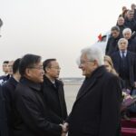 Il Presidente della Repubblica Sergio Mattarella in partenza dall’aeroporto di Ciampino alla volta di Pechino