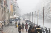 Milano - Nebbia fitta in città