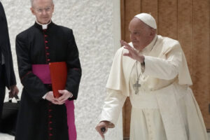 Papa Francesco incontra i rappresentanti delle associazioni di donatori di sangue nell'Aula Paolo VI in Vaticano