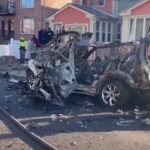 New York, suv pieno di bombole di gas esplode in strada: case e auto devastate