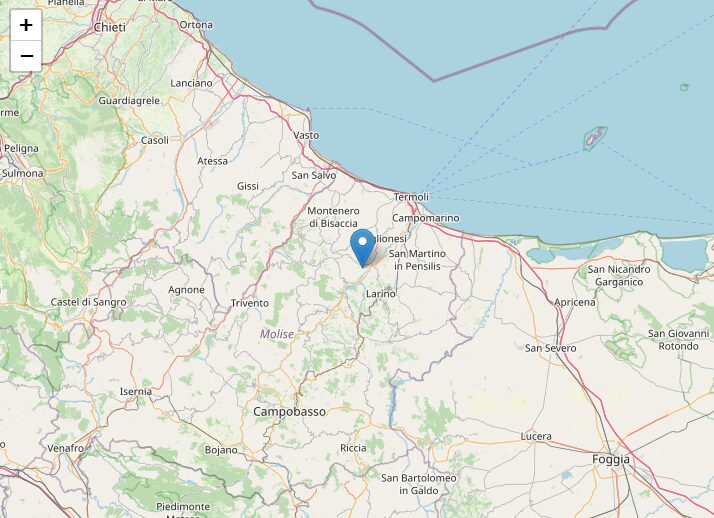 Molise, scossa di terremoto a Campobasso Molise, scossa di terremoto a Campobasso